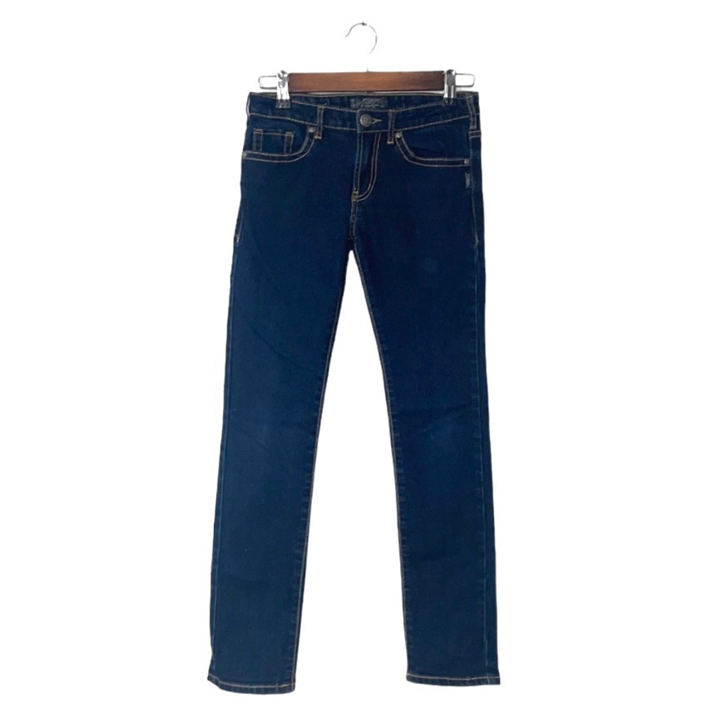 Silver Jeans Blue Straight Skinny Amy BG Triple 6 Denim School Girls Size 14